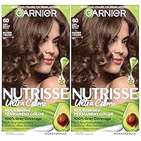 Vista 46 de Garnier Color de Cabello Nutrisse Crema Nutritiva, 10 Negro (Regaliz) Tinte Permanente para el Cabello, 1 Unidad (El Empaque Puede Variar)