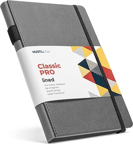 Miniatura 2 de Cuaderno de tapa dura gruesa, a rayasrayado A5 (5 x 8 pulgadas), papel de lujo de 4.23 ozm, plano para escribir, cuadernos profesionales para