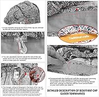 Vista 92 de GUOER Sombrero Bouffant Gorra Talla única Multicolor