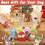 5 Pack Dog Toys Stuffed Squeaky Dog Toys Assortment Plush Animal Dog Toy Value Bundle Puppy Pet Dog Toys for Small Medium Large Dogs