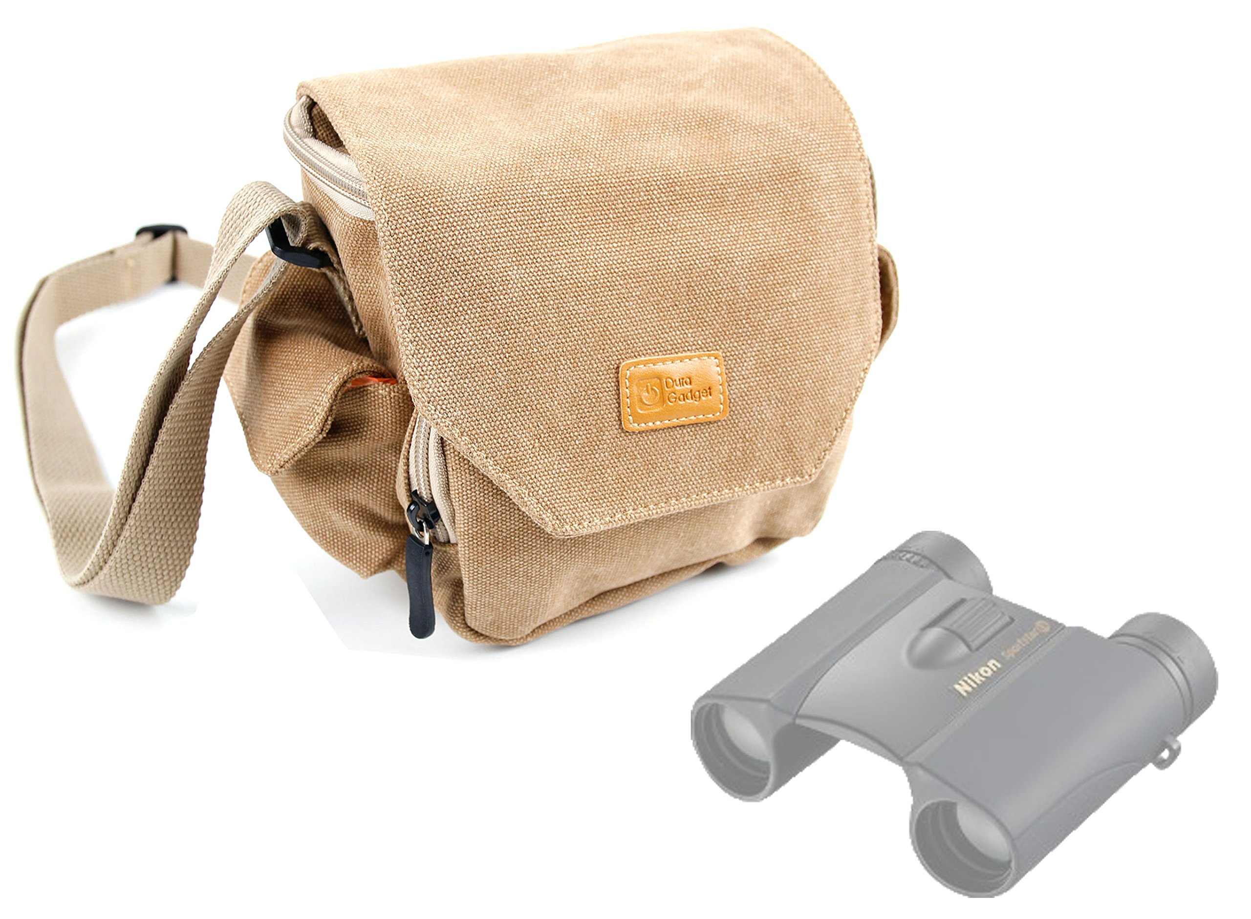 Housse De Transport En Toile Pour Jumelles Nikon - étui De Protection 6 X 3,5 Pouces, Compatible Aculon