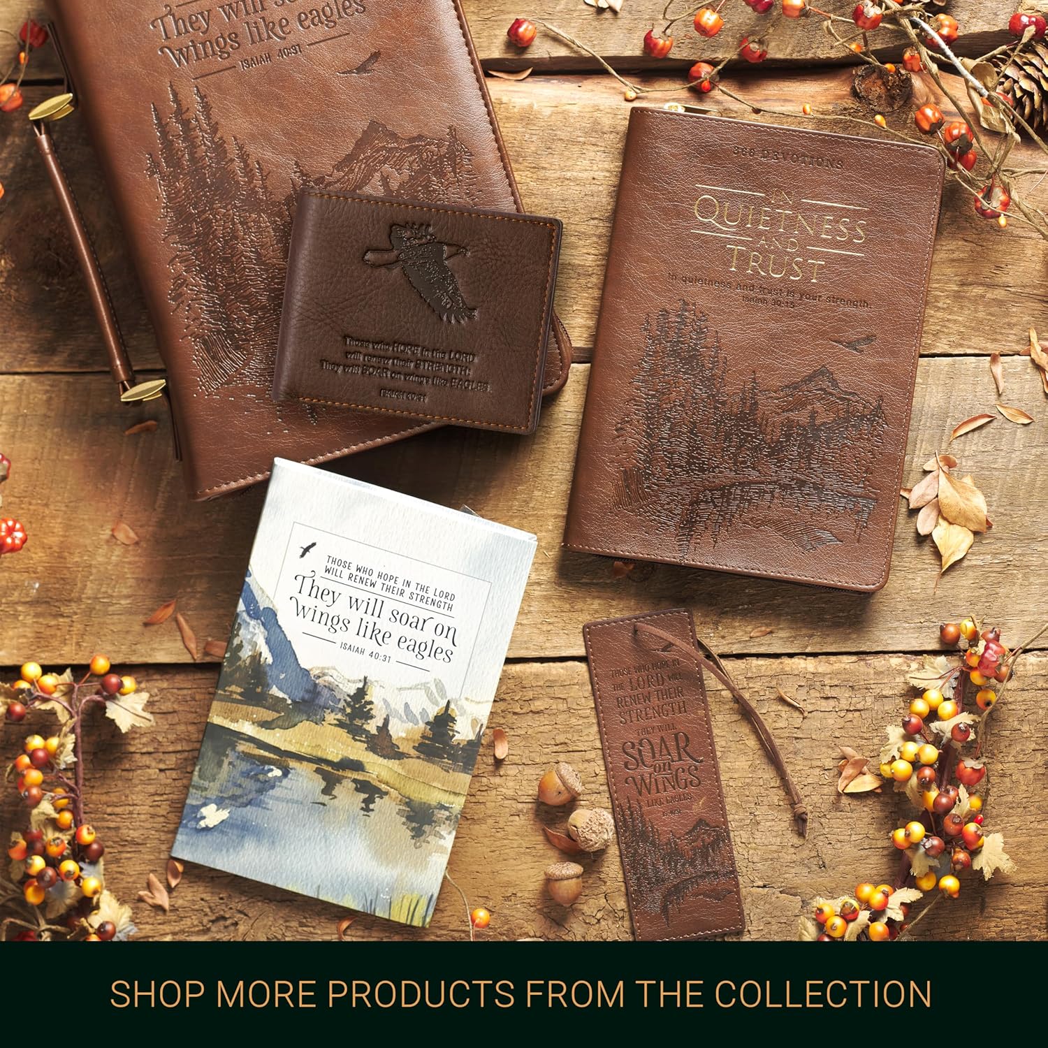 Christian Art Gifts Genuine Full Grain Leather RFID Blocking Scripture Wallets for Men, Bifold & Trifold Designs, Many Slots for Credit Cards, ID, Cash, Photos, Emblems or Debossed, Multiple Colors