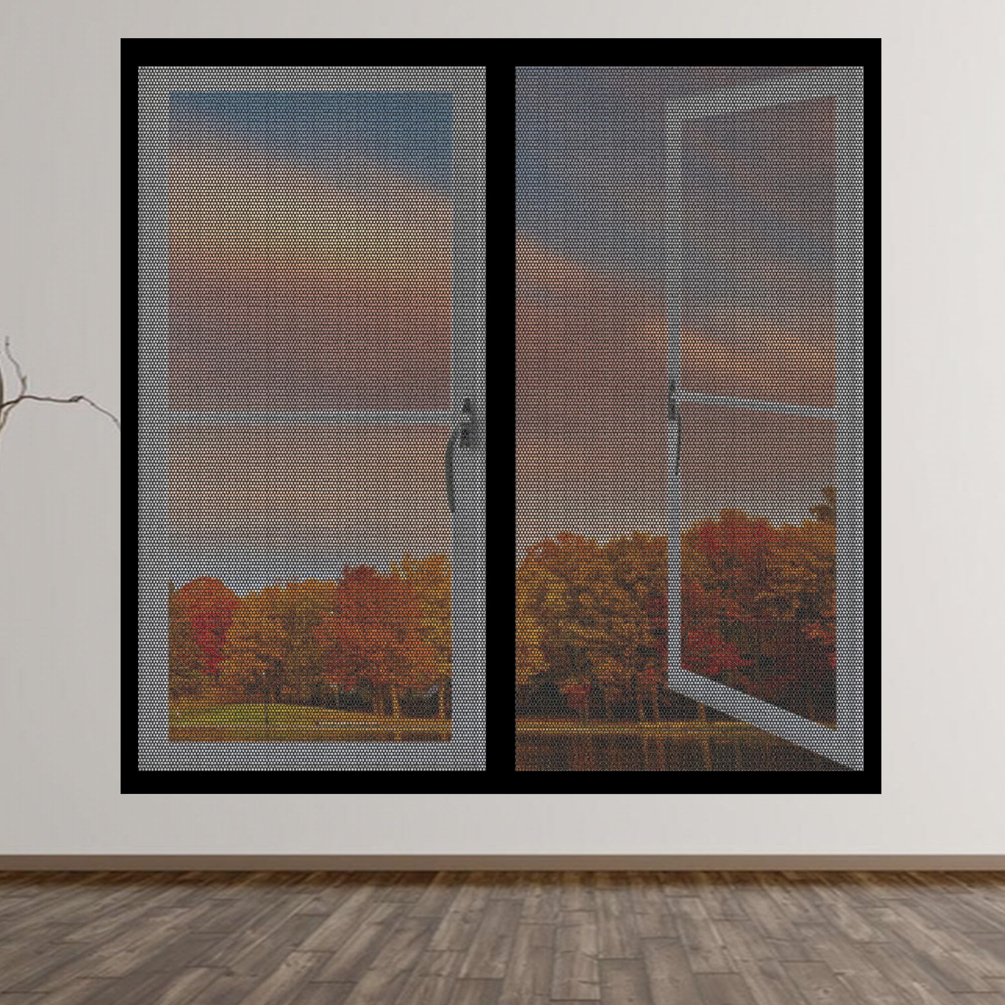 Moustiquaire fenêtre 180x175 pour aérer la maison sans insectes