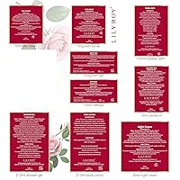 Vista 9 de Regalos para el día de San Valentín para mujeres, juego de 19 cestas de regalo de lujo de rosas y cerezos en flor de spa, juego de regalo de baño