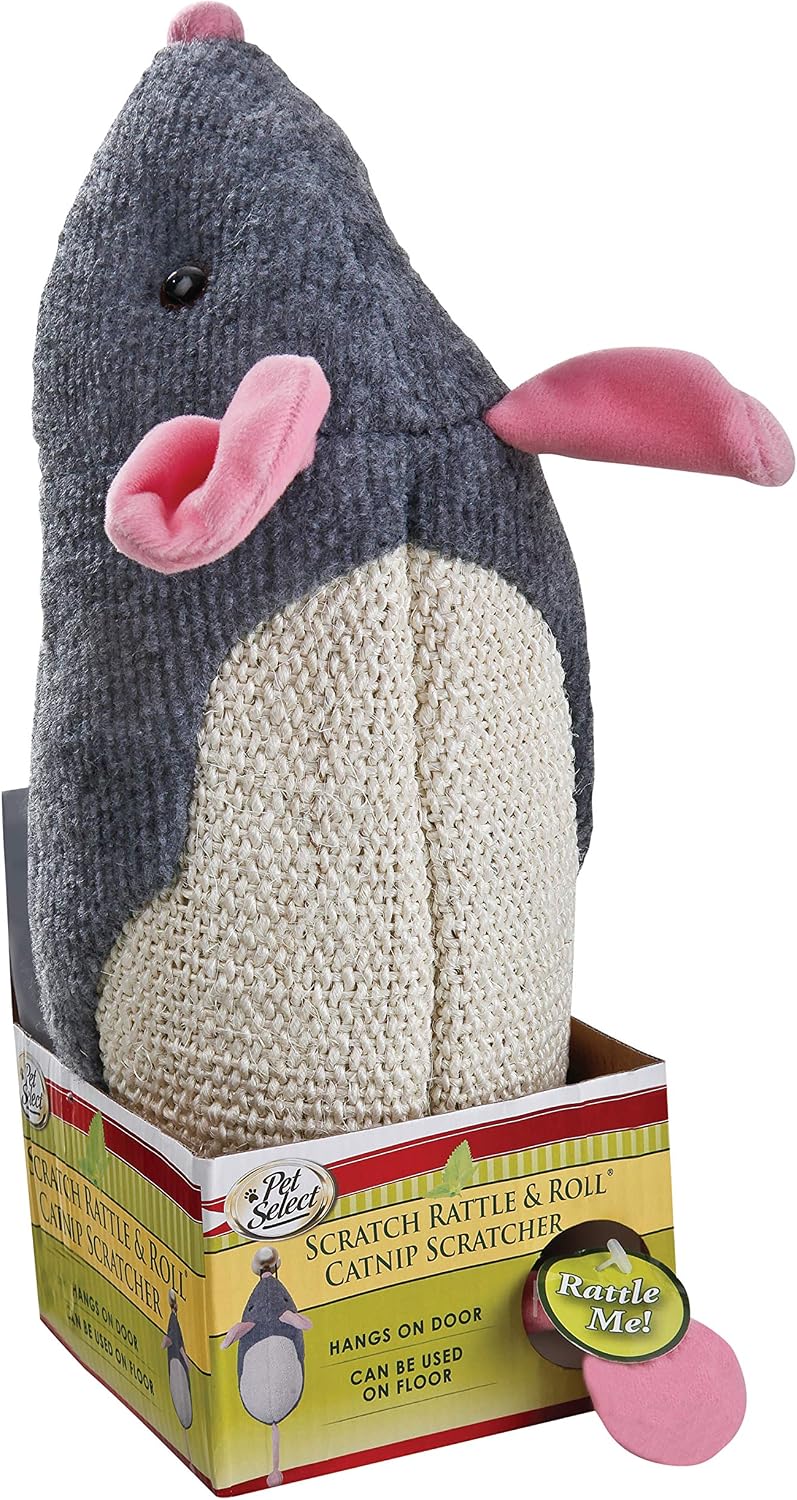 Four Paws Pet Select Mouse Scratch Rattle & Roll One Size