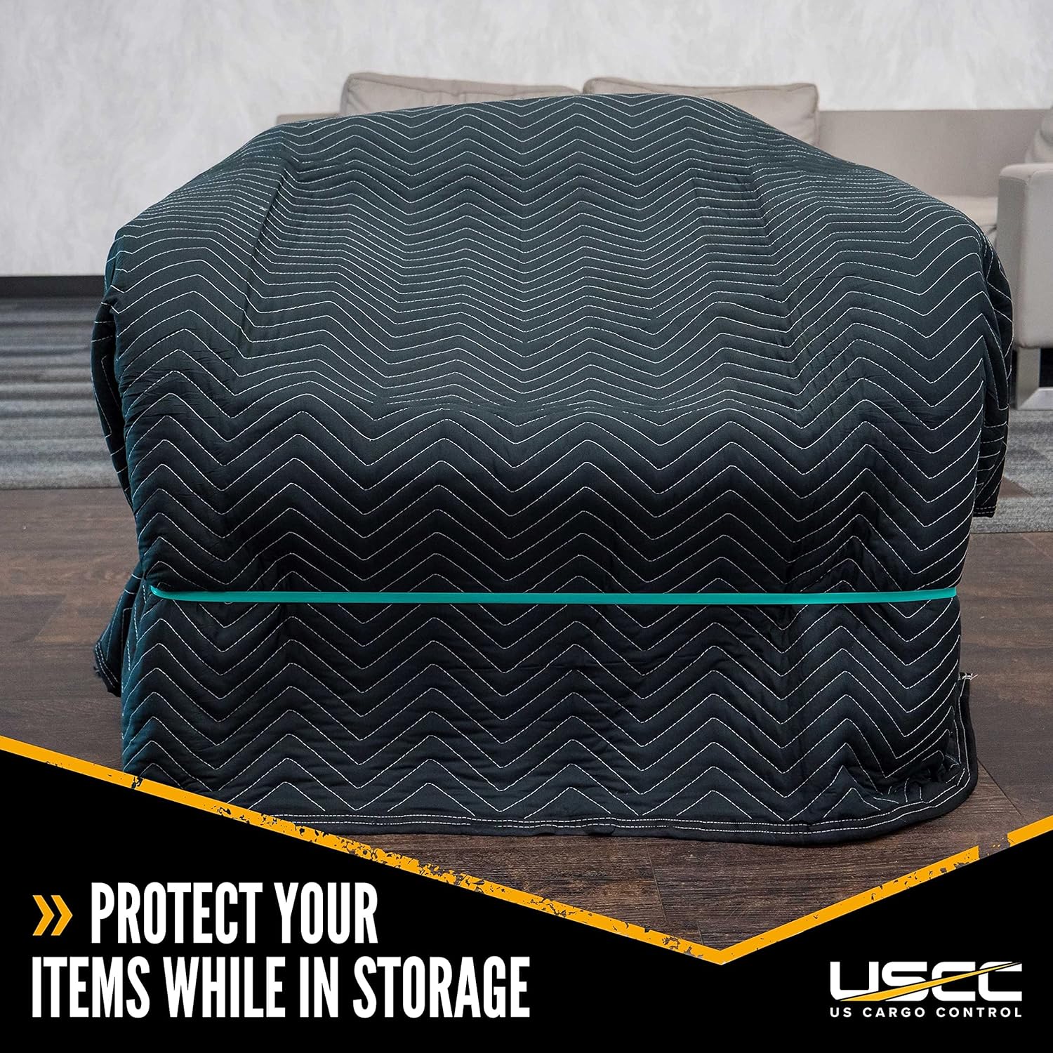 US Cargo Control 80 Inch X 72 Inch Econo Deluxe Moving Blanket and 36 Inch (72 Inch Fully Stretched) Moving Bands - Durable Protection During A Move Or While In Storage – 4 Blankets, 12 Rubber Bands : Tools & Home Improvement