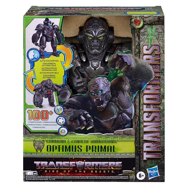 Foto 2 de 7 de Transformers: El Despertar de Las Bestias - Command & Convert Animatronic Optimus Primal - 31,5 cm