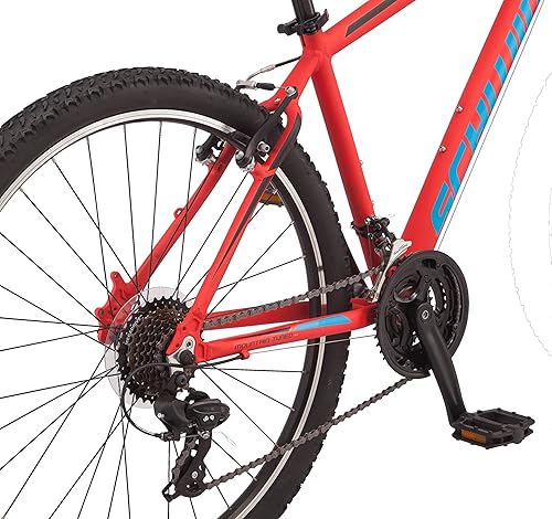 Miniatura 5 de Schwinn Mesa Bicicleta de montaña para adultos, 21-24 velocidades, ruedas de 27.5 pulgadas, marco de aluminio pequeño a XL, varios colores