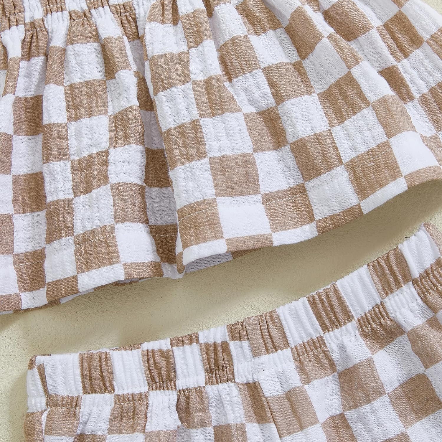 Toddler Baby Girl Clothes Tie-Up Strap Ruffle Camisole Tops Linen Pants Set Little Girls Summer Outfits - Image 6