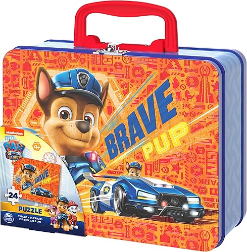 Miniatura 4 de Rompecabezas de la Patrulla Canina en lata con asa, para familias y niños a partir de 4 años