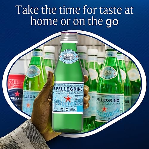 Miniatura 3 de S.Pellegrino Sparkling Natural Mineral Water, Glass Bottle