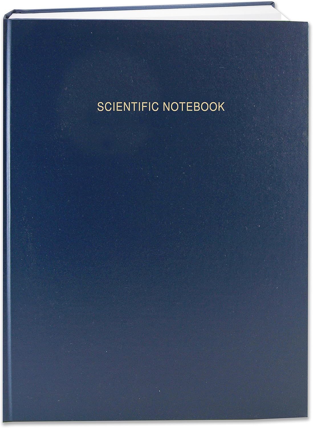 BookFactory Blue Scientific Notebook/Scientific Lab Notebook - 168 Pages (.25'' Ruled Format), 8 7/8'' x 11 1/4'', Blue Cover, Section Sewn Hardbound (Made in USA)