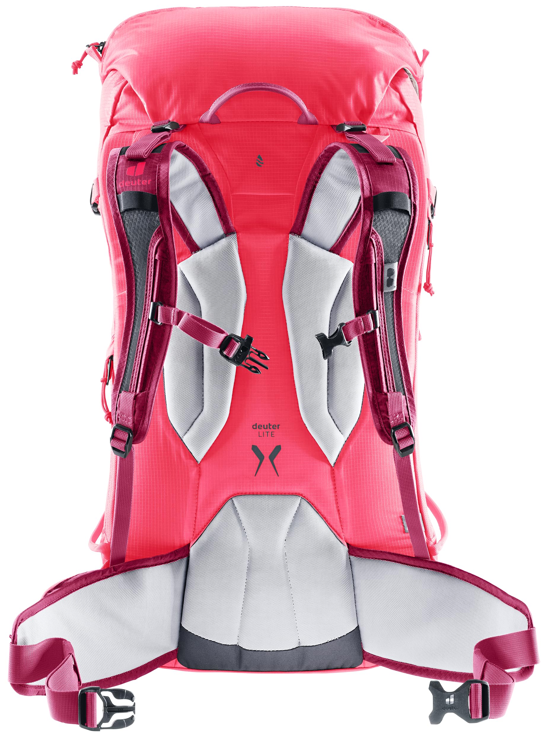 deuter Freescape Lite 24 SL Women's Ski Touring Backpack, hibiscus-ruby