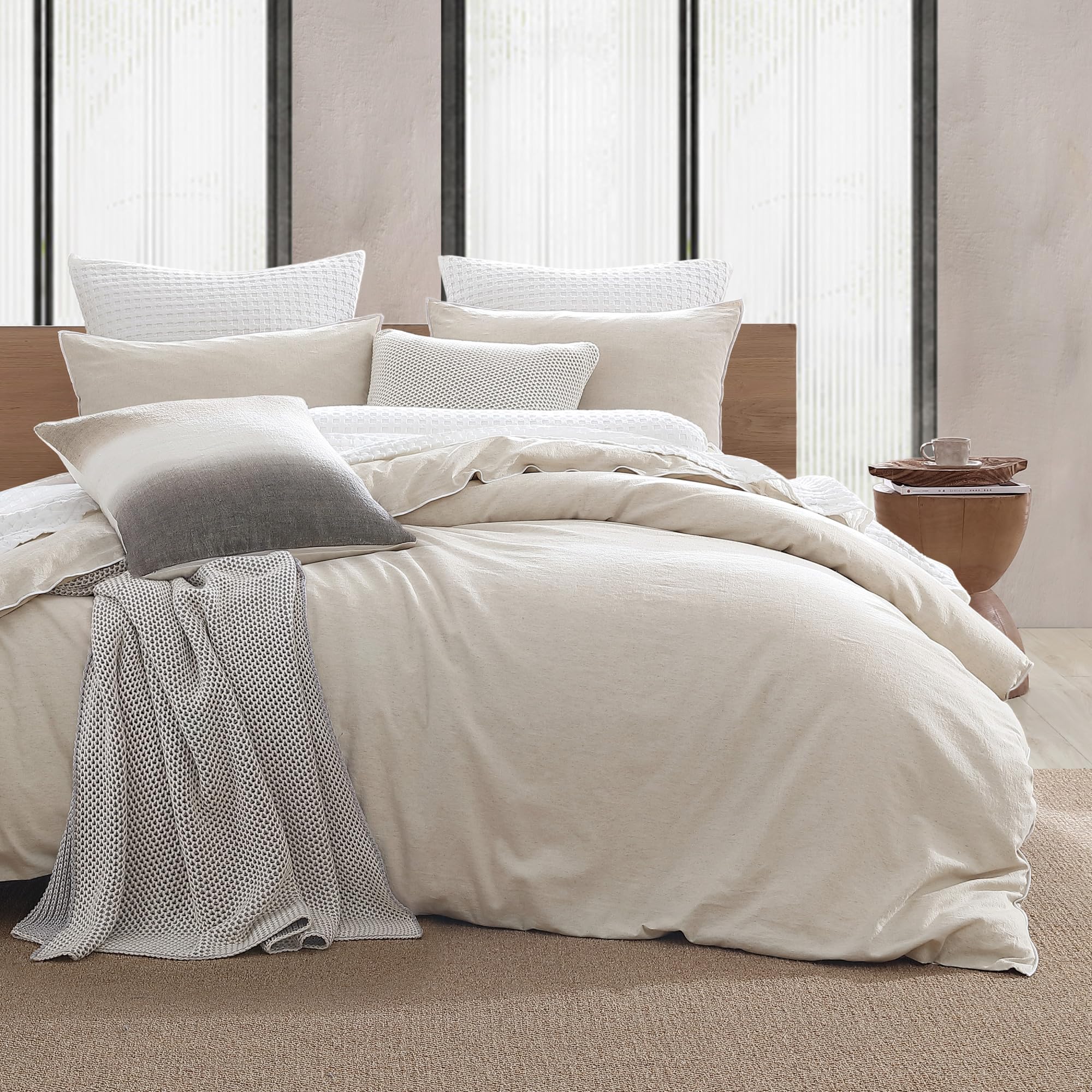Amazon.com: DKNY Pure Duvet Cover Set - Full/Queen, Washed Soft
