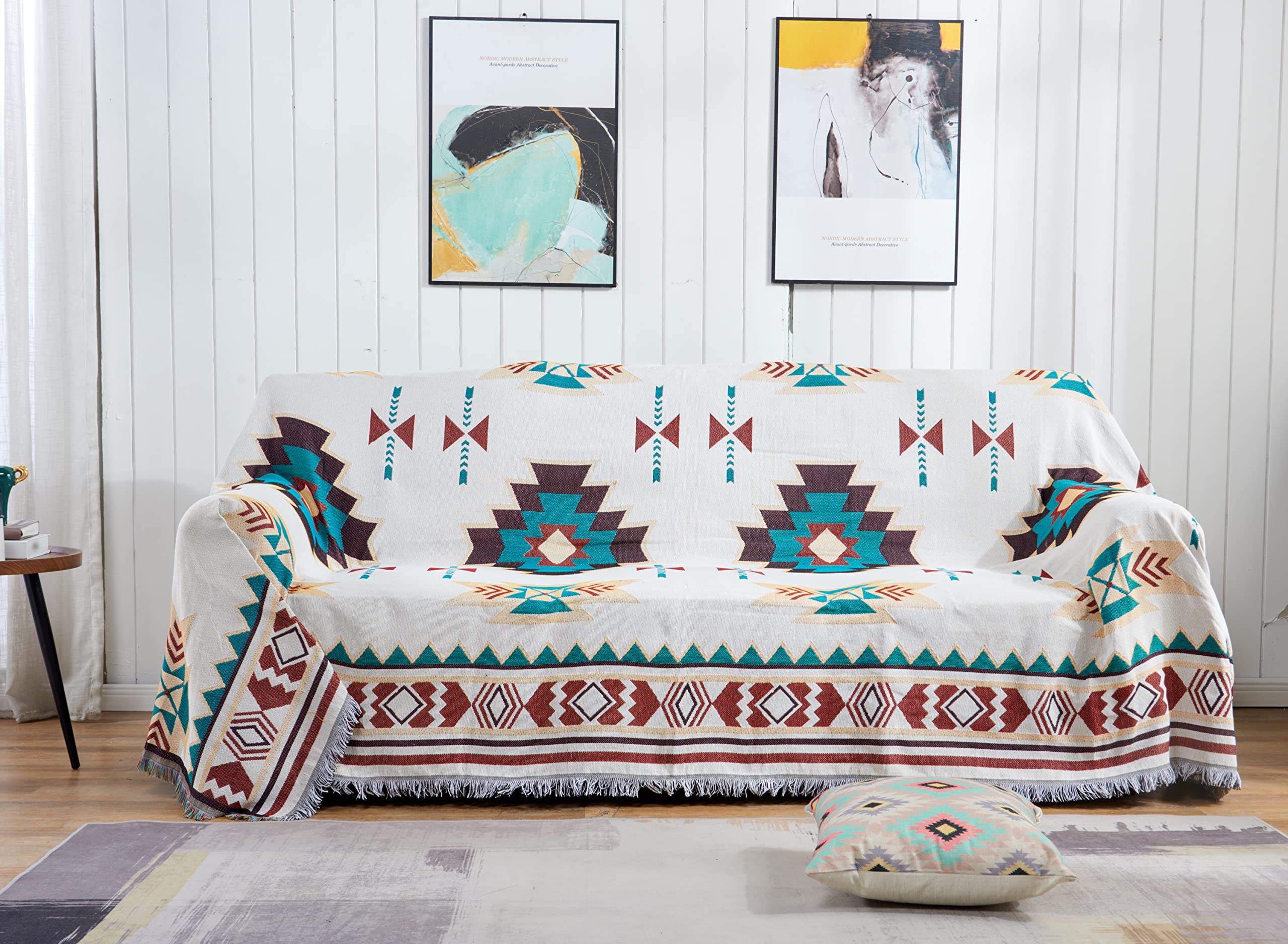 Beautiful Native America Indian Navajo Blanket Throw Southwestern