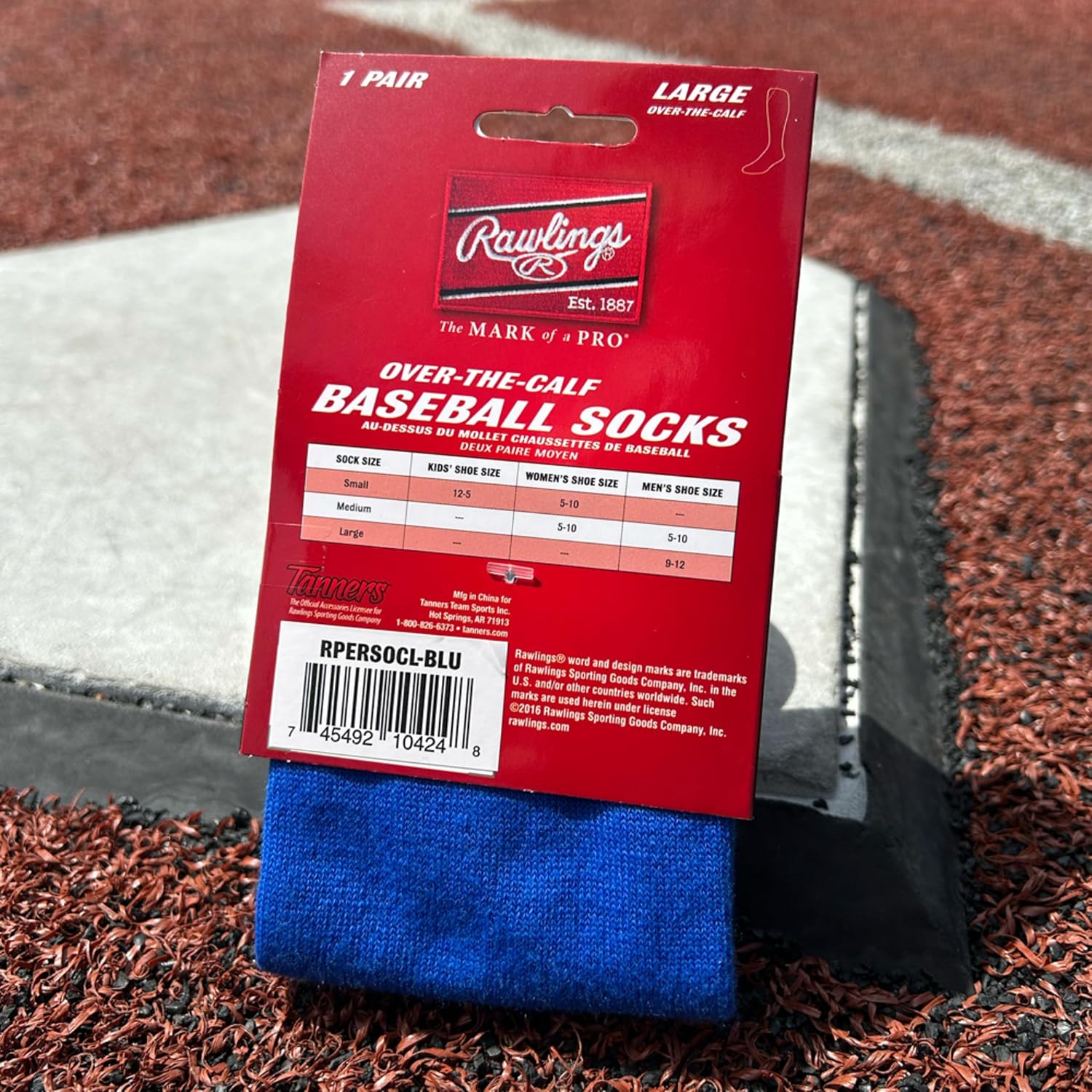 Rawlings | Performance Baseball Socks | 1 Pair | Multiple Sizes & Colors