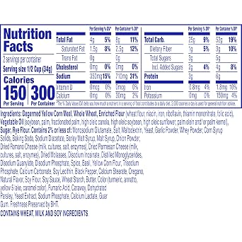 Chex Mix Bold Garlic and Herb Snack Mix, Snack Cup, 2.5 oz