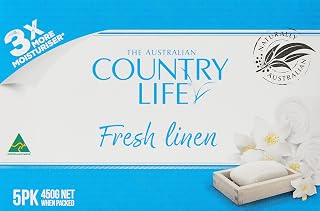 Country Life Fresh Linen Bar Soap 5 Pack