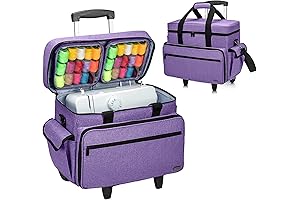 Teamco Sewing Machine Case with Detachable Wheels
