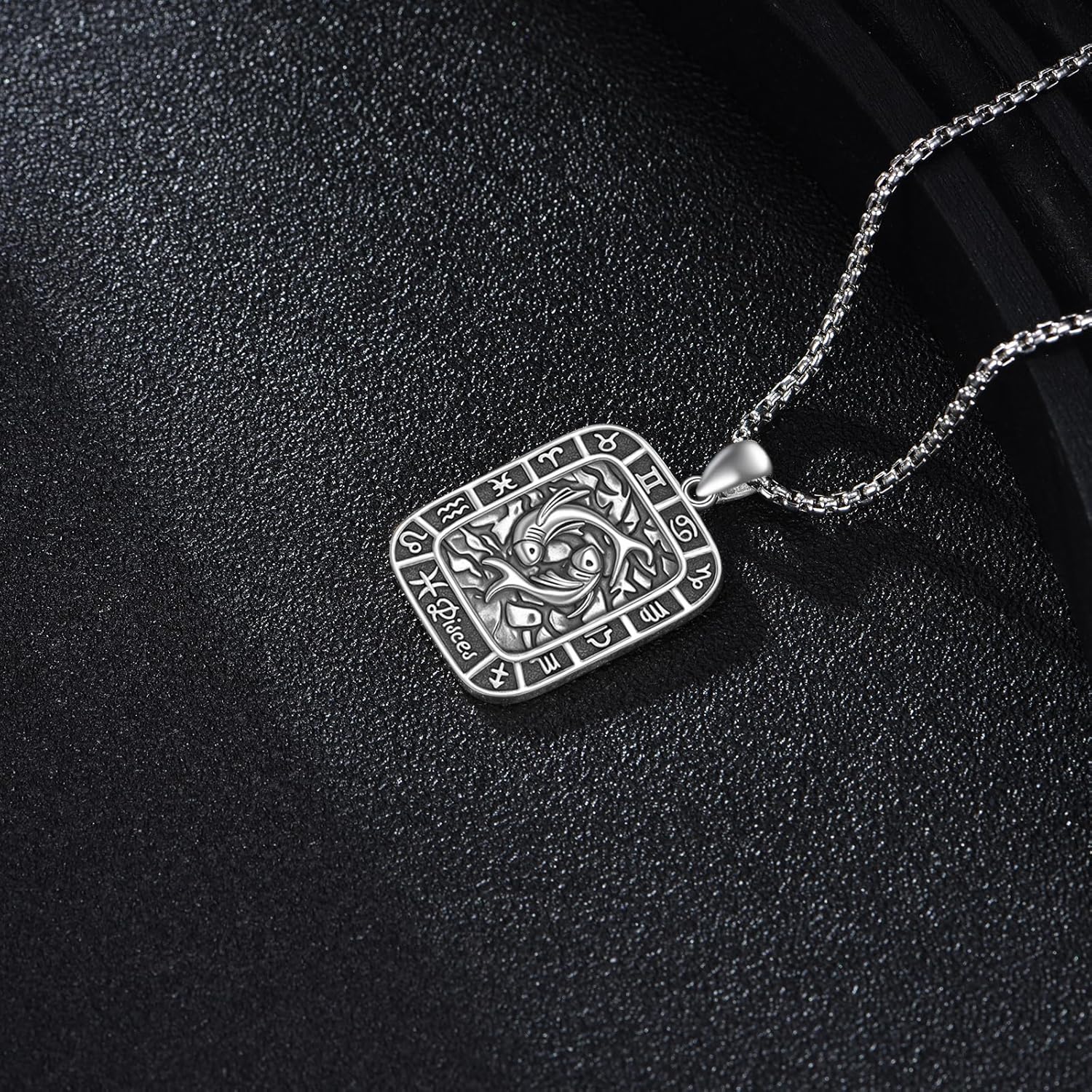 Zodiac Necklace 925 Sterling Silver Constellation Necklace Zodiac Sign Pendant Necklaces Horoscope Astrology Jewelry Gifts for Women Men Unisex Christmas Birthday - Image 3