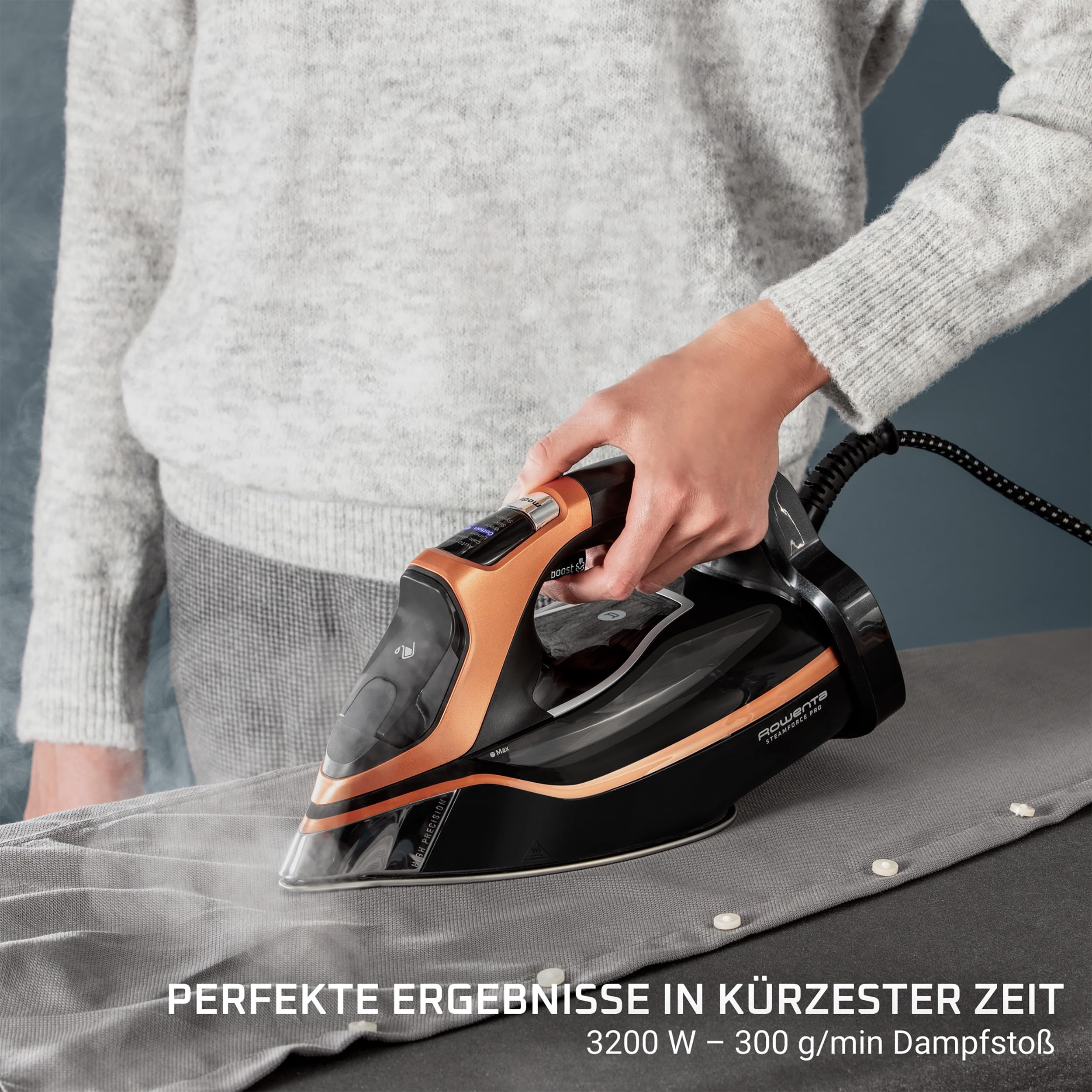 Rowenta Steamforce Pro Dampfbügeleisen – Bild 2