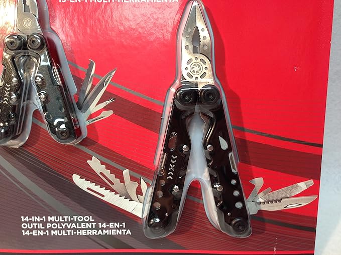 Set de 4 Herramientas Multi-función 14-en-1, 13-en-1, Cuchillo y Linterna miniatura 5