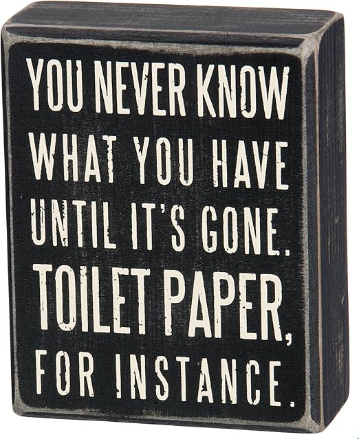 Aazon.co: Priitives By Kathy Classic Black And White Hoe Décor Hinged Box, Words Of Wisdo
