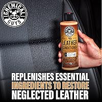 Vista 7 de Chemical Guys Kit de limpiador y acondicionador de cuero, limpiador y acondicionador de automóvil, limpia y acondiciona de forma segura interiores