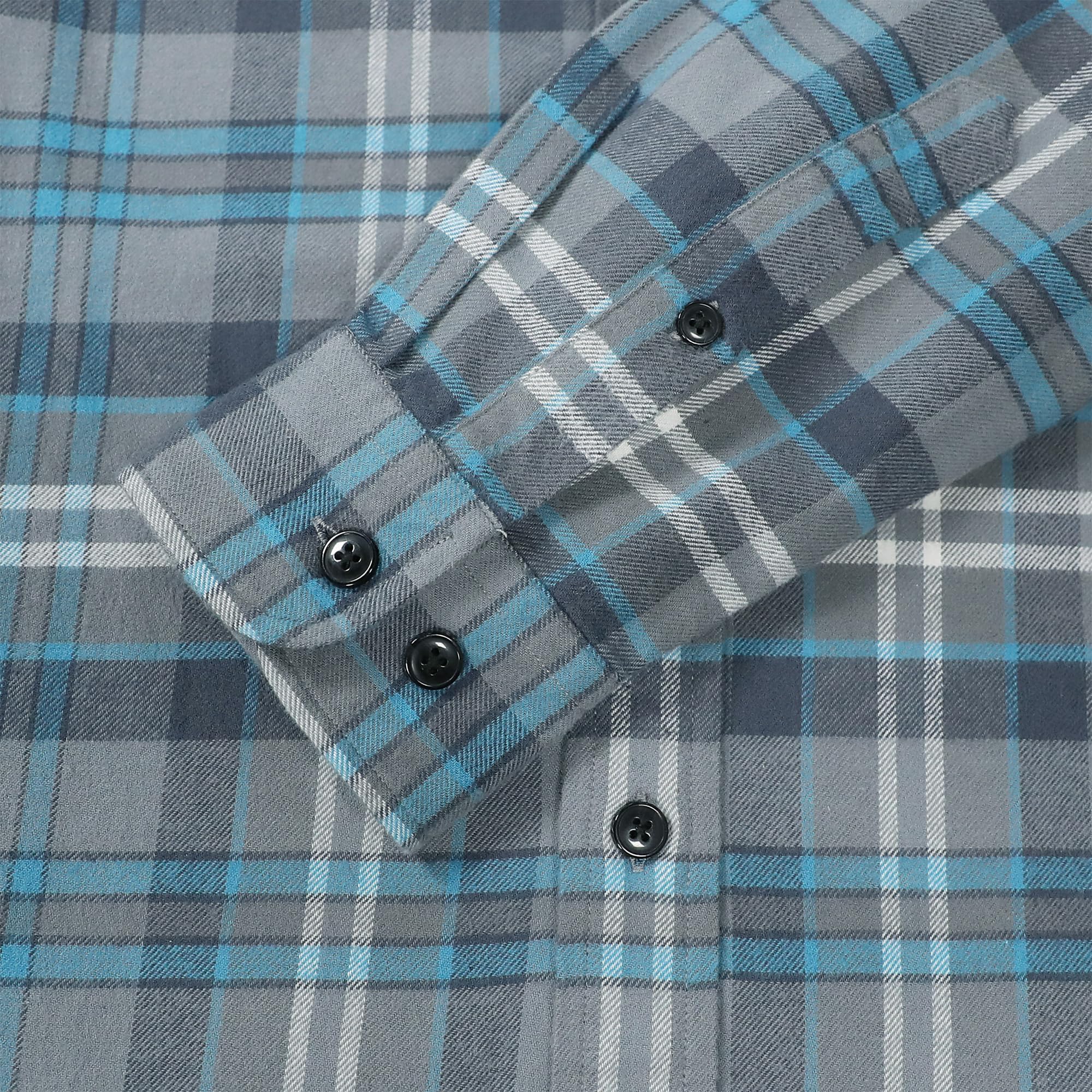 Dubinik® Camicie Flanella Uomo Camicia Flanella Uomo Quadri Camicia a Maniche Lunghe in Pile dalla Regular Fit