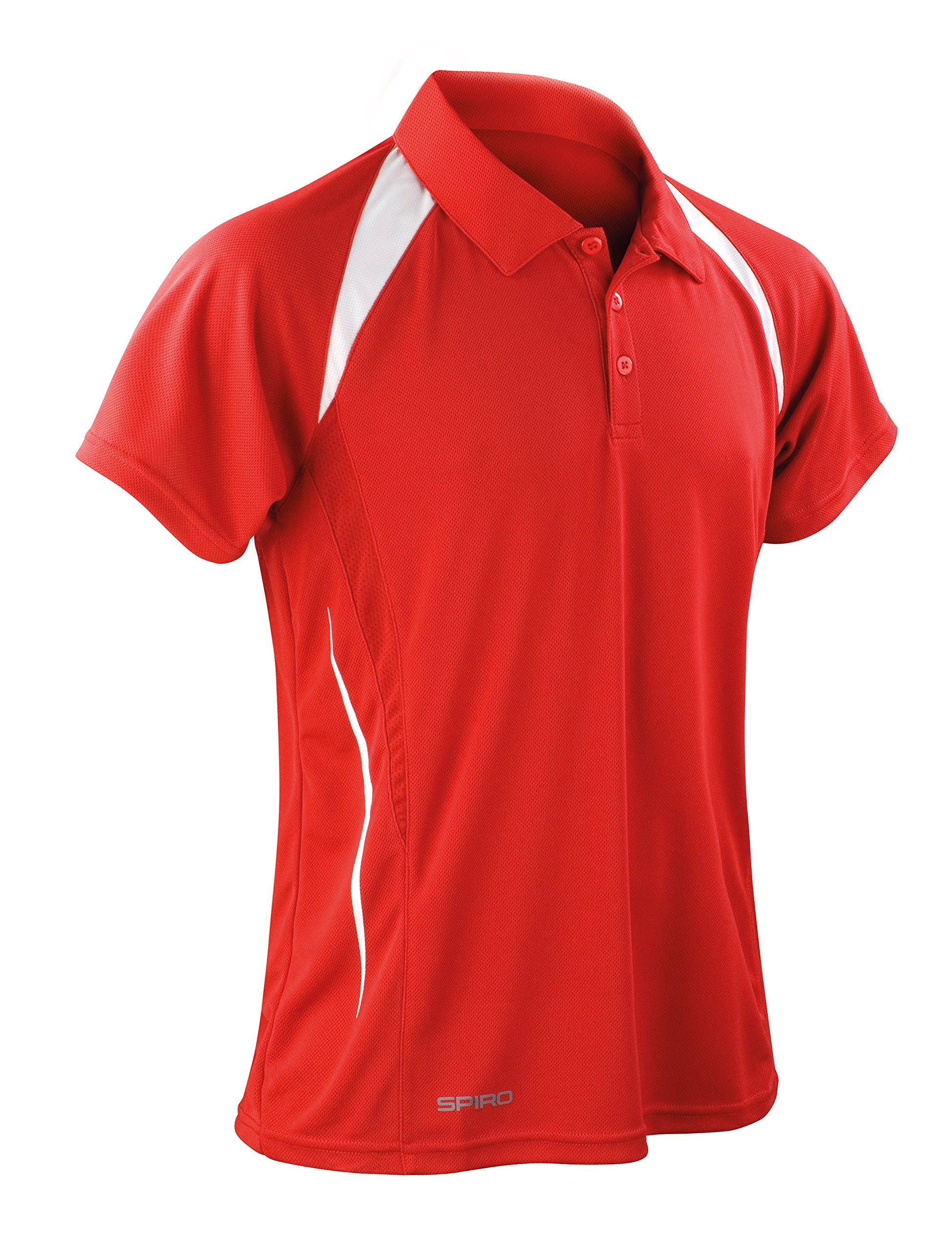 Spiro team spirit polo (Red/ White, 4XL)