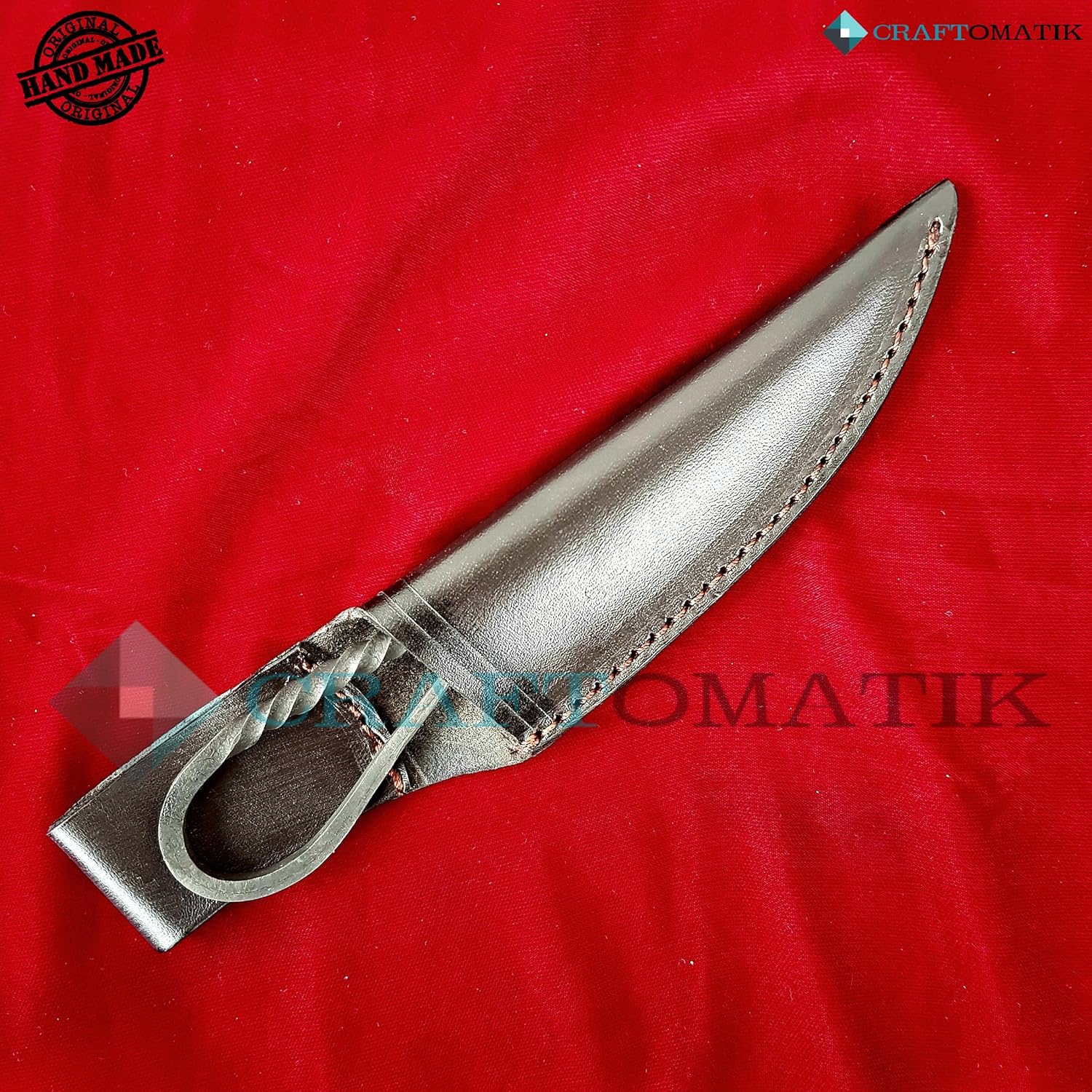 Medieval Knife | Handmade Viking Knife | Celtic Knife for Garden and Camping with Leather Bag | LARP | HFK03