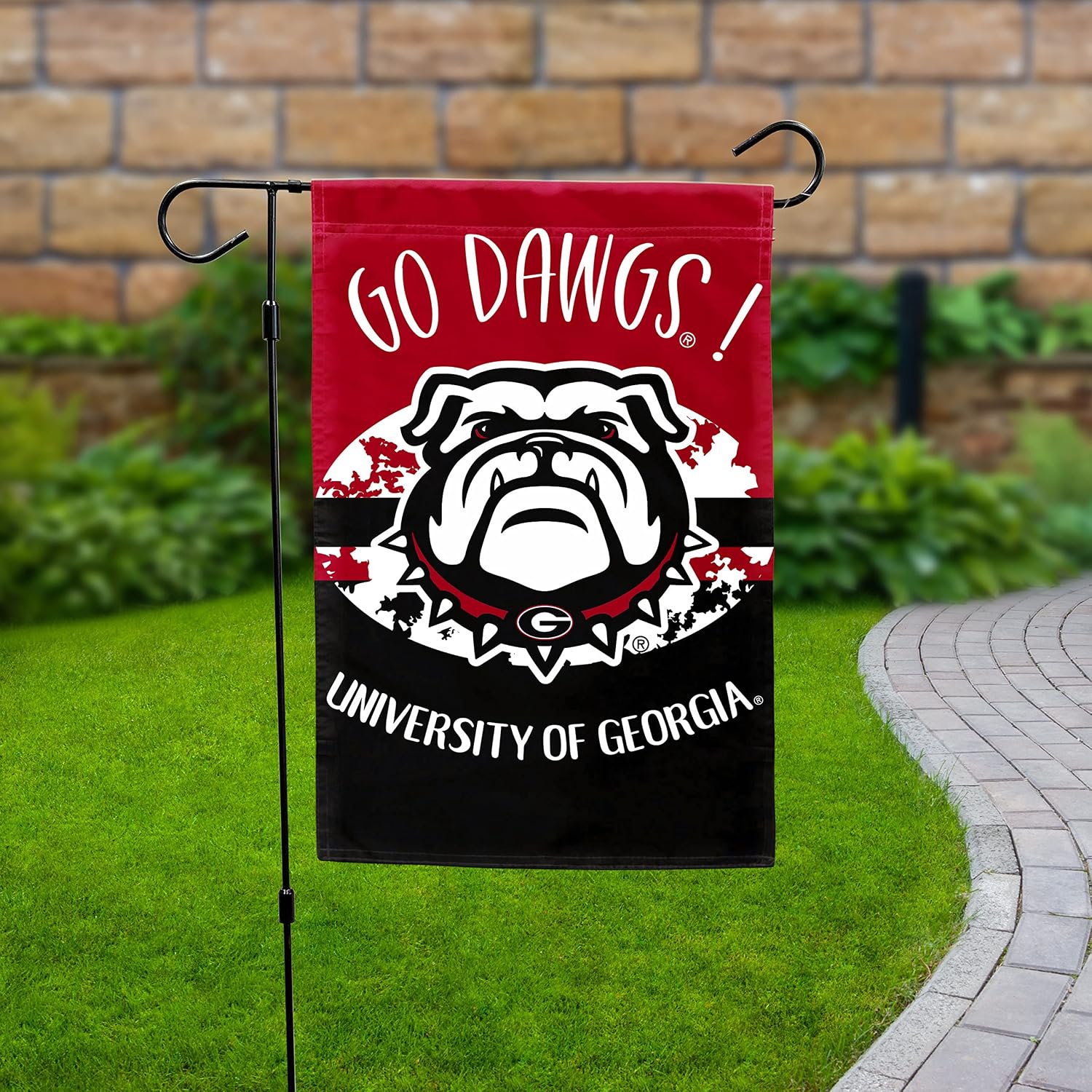 FANMATS 34978 Georgia Bulldogs Stylish Garden Flag 12"x18"