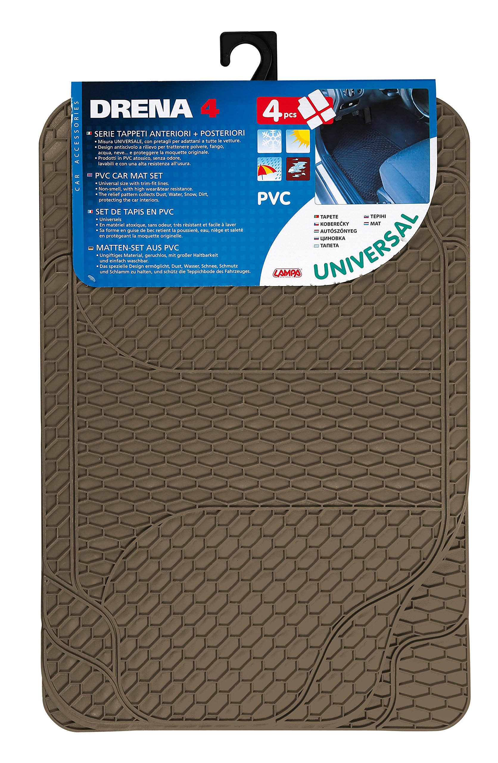 LAMPA 26512 Alfombrillas universales beis