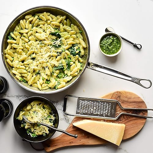 Vista 6 de Hestan ProBond Forged - Sartén profesional de acero inoxidable, 12.5 pulgadas, compatible con inducción