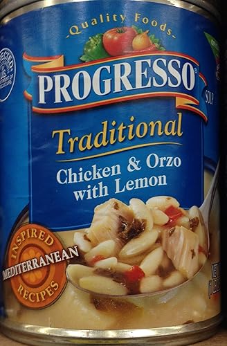 Progresso Traditional Chicken & Orzo with Lemon 18.5oz Can (Pack