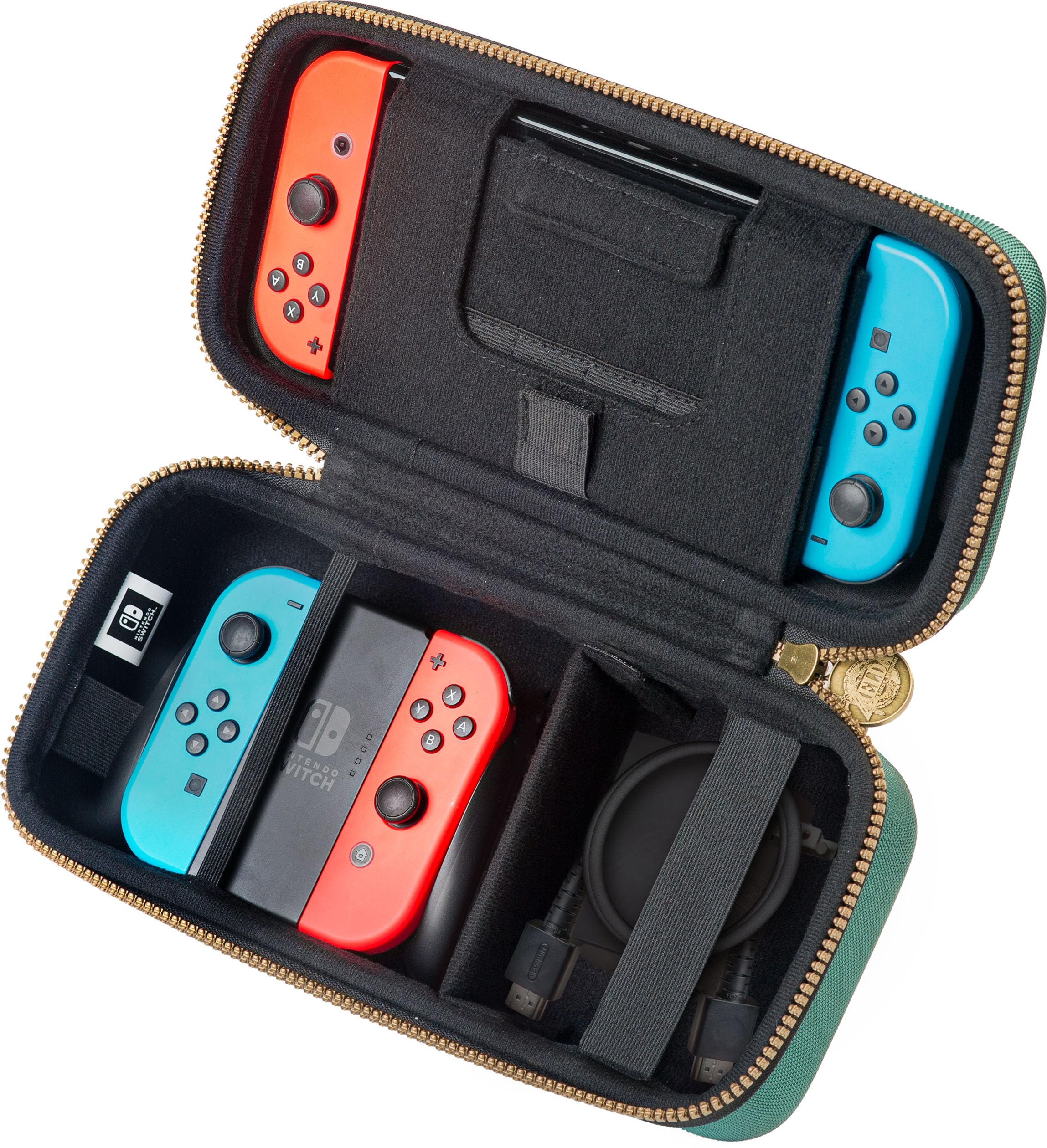 Custodia rigida per console e accessori Switch Verde Zelda NNS4000G