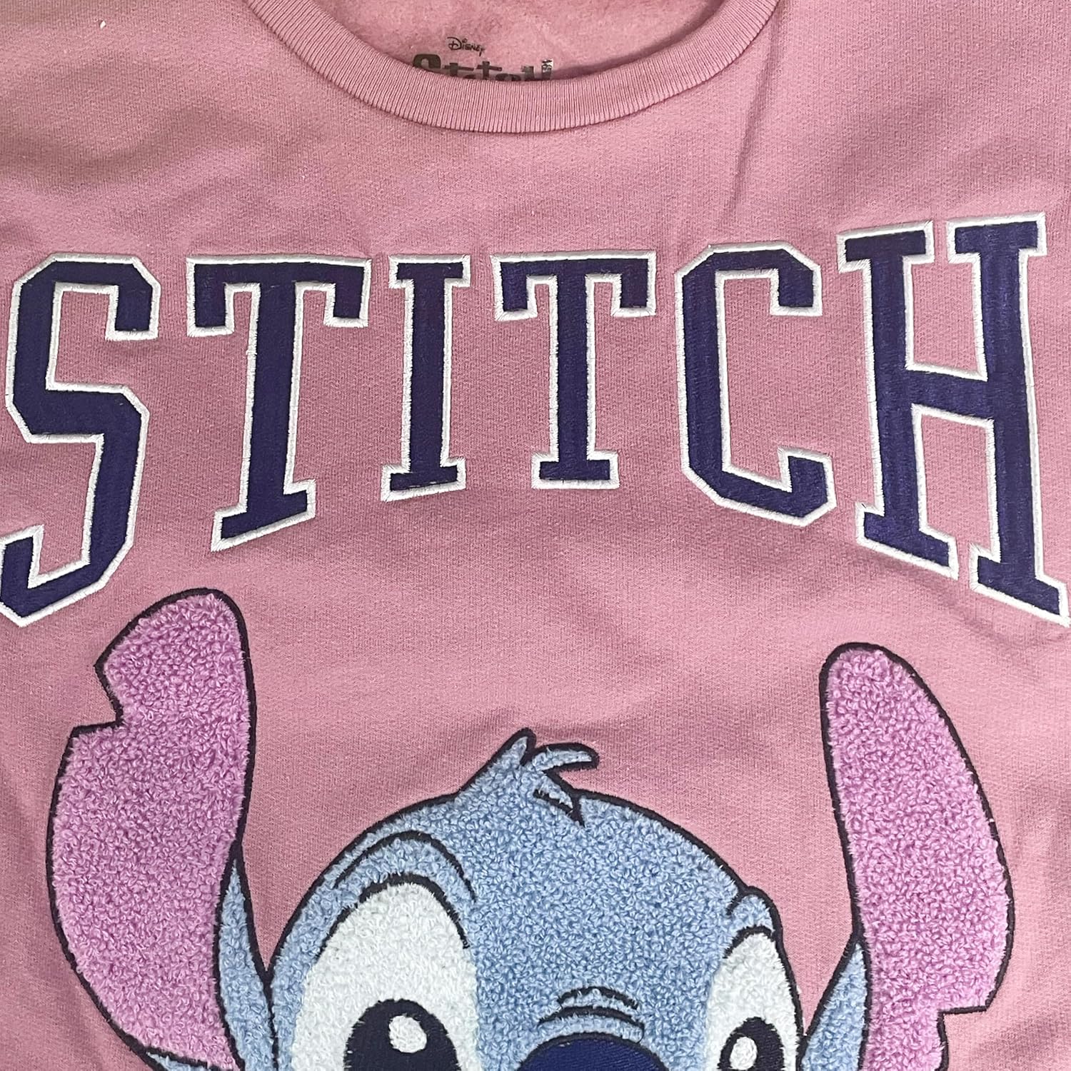 Disney Lilo & Stitch Girls Graphic Fleece Crewneck Sweatshirt, Sizes 4-16