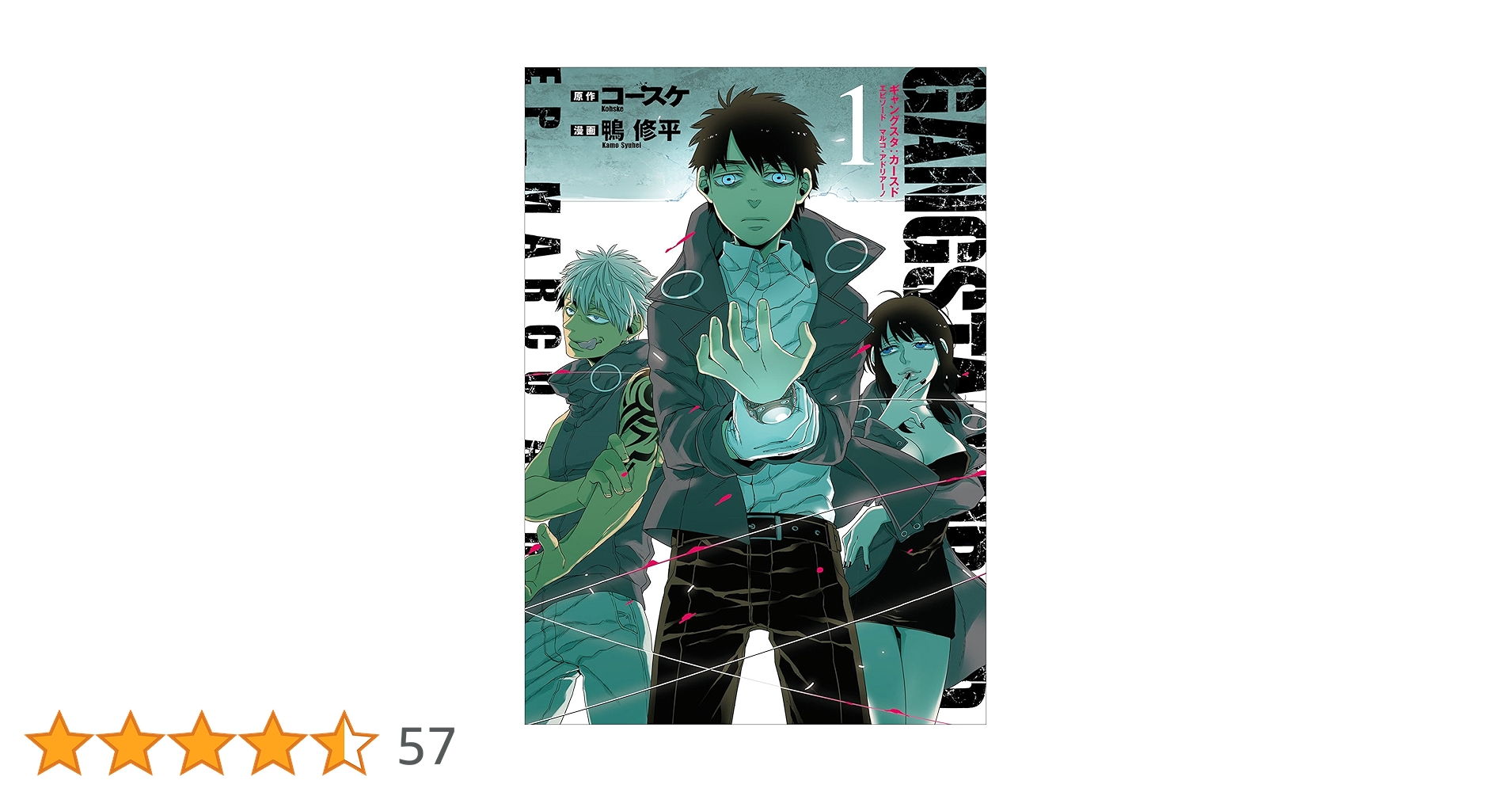 GANGSTA：CURSED．EP_MARCO ADRIANO 1巻: バンチコミックス