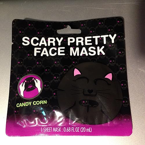 Scary cara bonita máscara maíz dulce gato