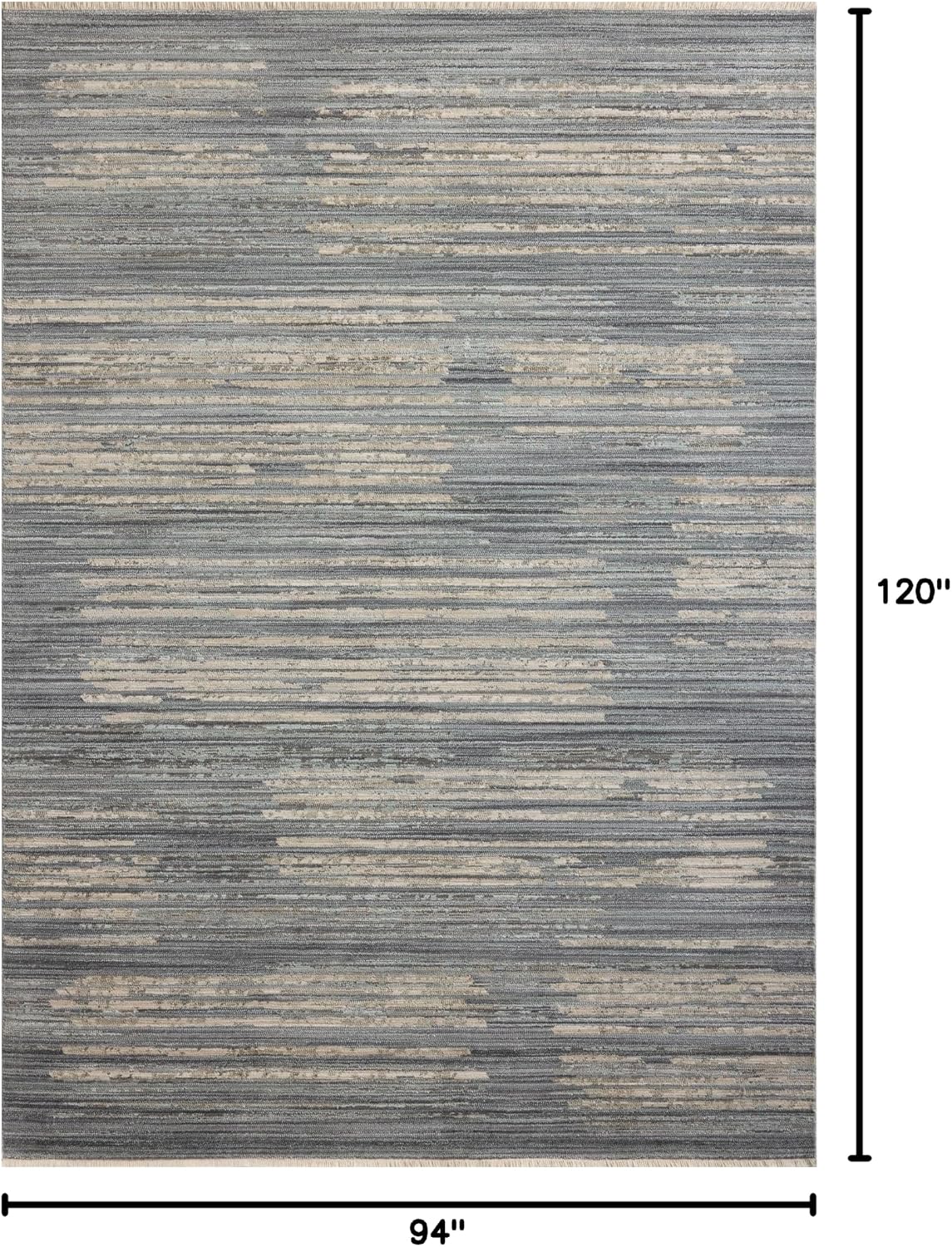 Loloi Wade Collection WAE-02 Ocean/Sand 7'-10" x 10' Area Rug