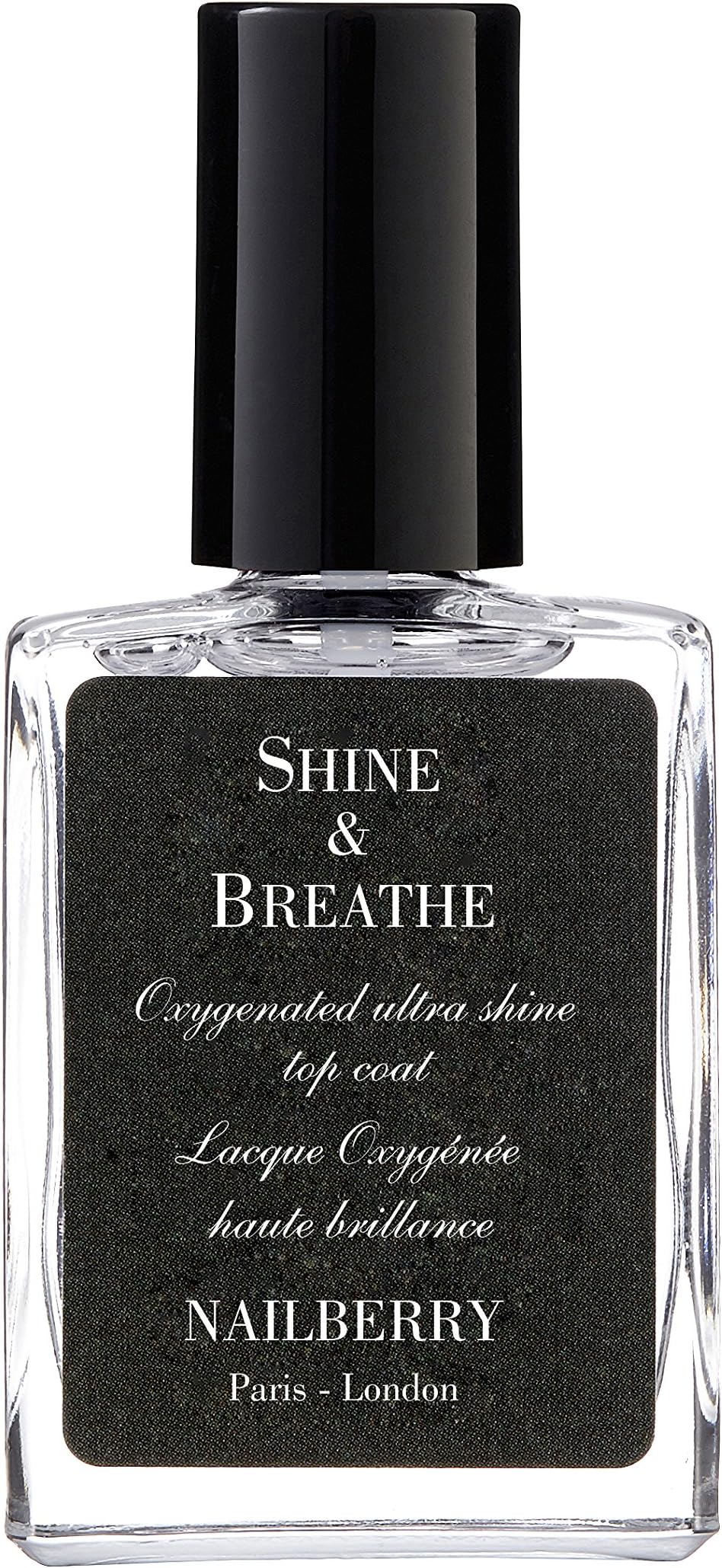 Shine & Breathe Oxygenated Top Coat | High Gloss Nail Polish Top Coat | Boosts the Vibrancy, Shine & Staying Power of Nail Polish | Vegan | Certified Halal and Cruelty Free | 12-Free | 15 ml