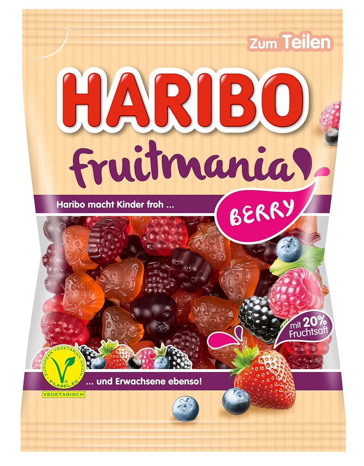 Haribo Fruitmania Berry (6 x 175g)