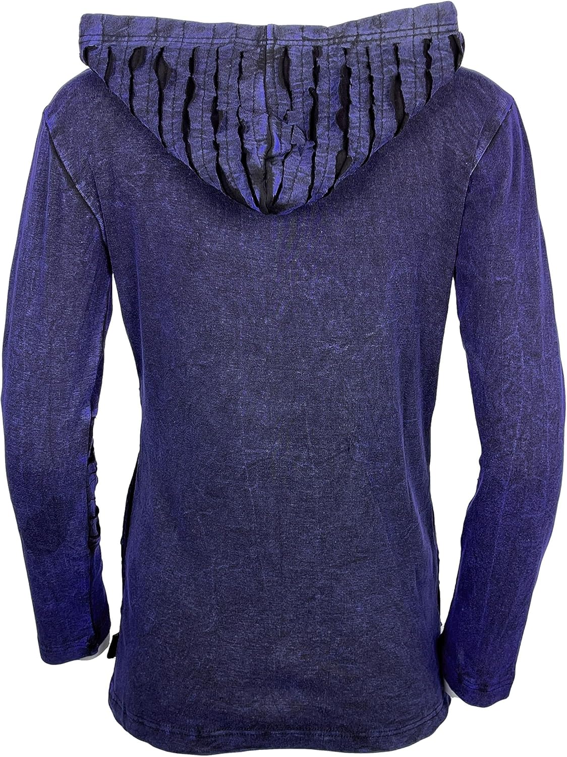 Agan Traders 2026 Zip Up Hoodies for Women - Bohemian Rib Knit Cotton Distressed Embroidered Sweatshirt Jackets for Women - Image 7