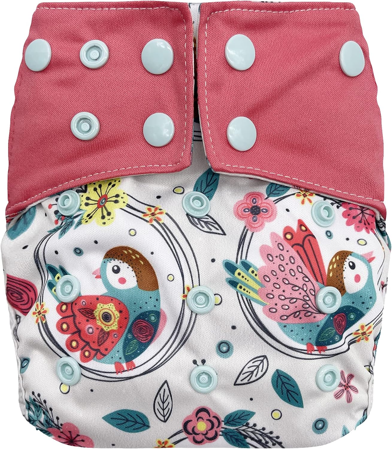 Reusable Waterproof Diaper Cover Shell: for Baby Prefold Cloth Diapers, Flats or Inserts (Bird) : Baby