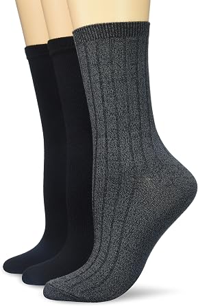 K BELL womens Soft and Dreamy 3 Pack Crew