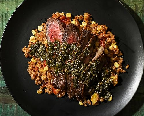 Miniatura 6 de Alessi Autentico, Farro de grano romano sazonado de primera calidad, cocina como risotto, saludable para el corazón, fácil de preparar, 7 onzas