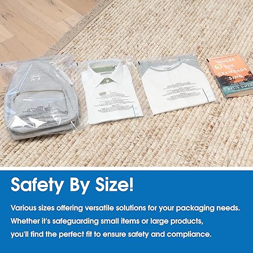 Miniatura 6 de Bolsa con aviso de peligro de asfixia