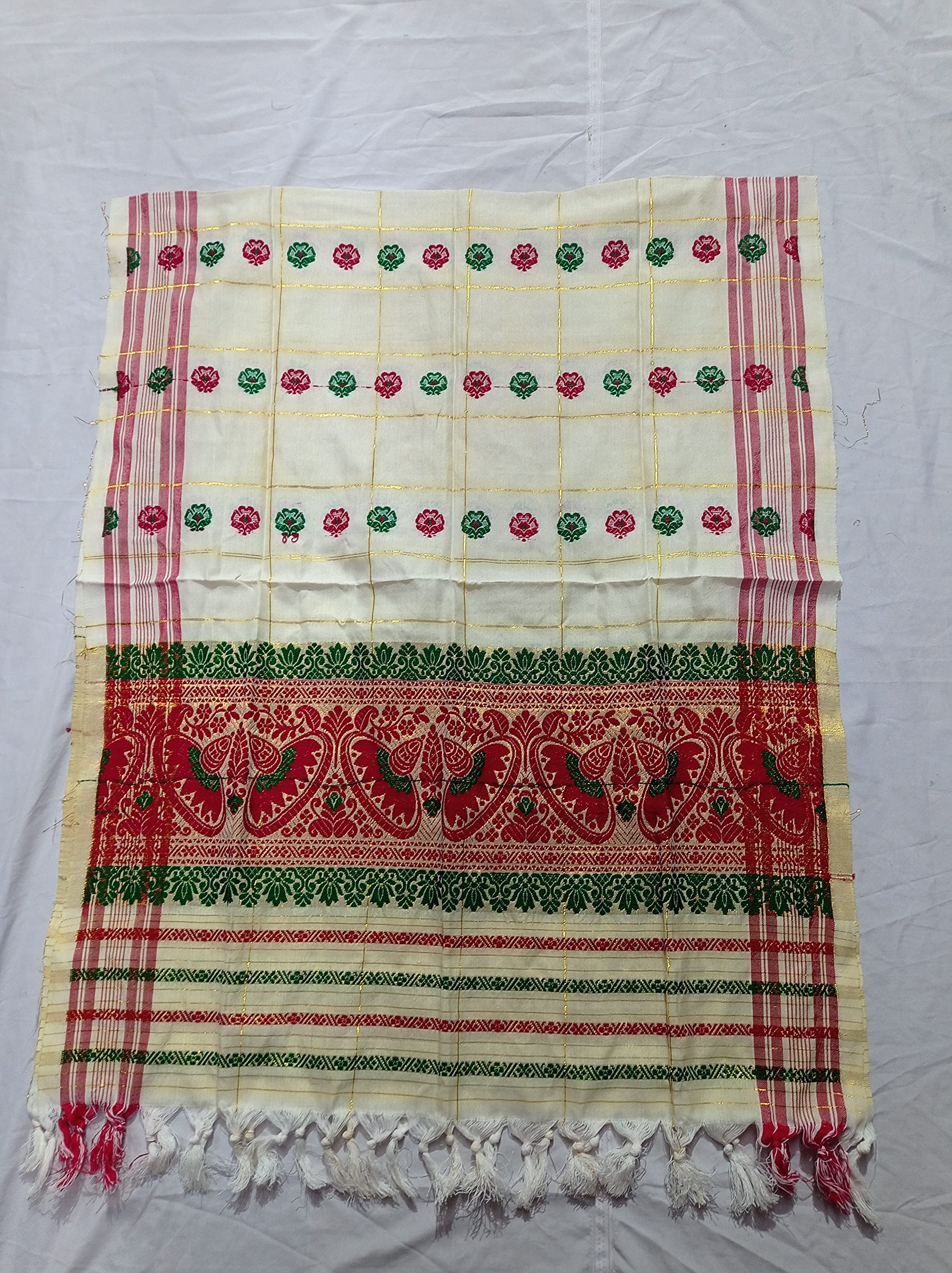 Assamese Dora Boron Color JAPI Design by Senehi