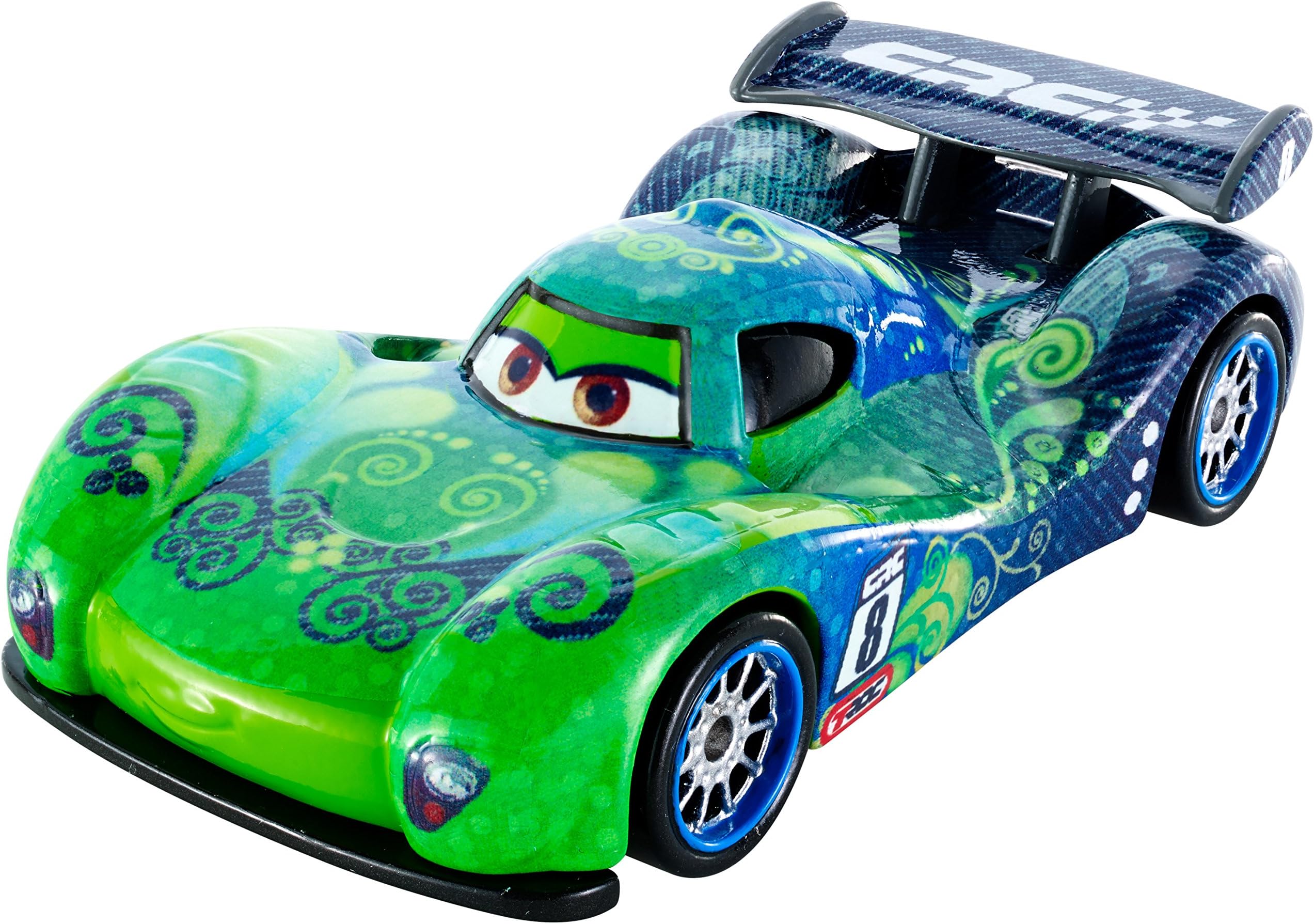 Disney Car Toys Carbon Racers Carla Veloso Die-cast Vehicle