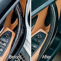 Vista 2 de Cubiertas de manija de puerta de gamuza para BMW F30 F32 F80 F82 (2012-2019), mejora interior suave al tacto, ribete de gamuza de microfibra premium